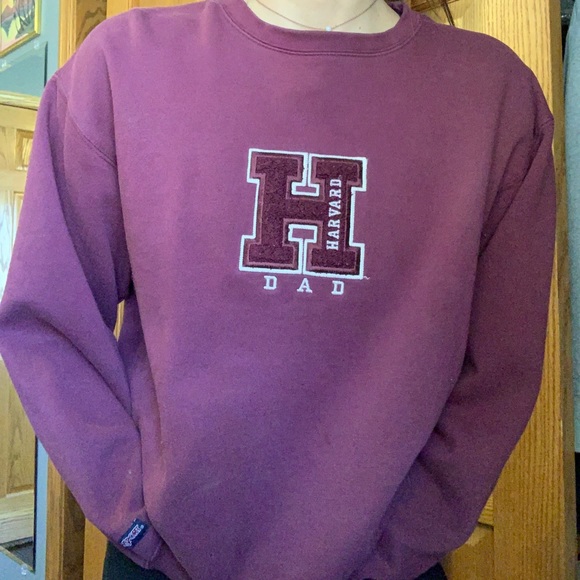 harvard dad sweatshirt
